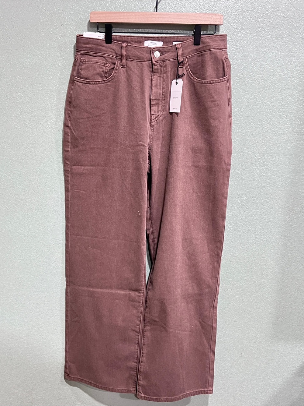 New Forever 21 90s Pinch Waist Loose Fit Relaxed Leg 90s Fit